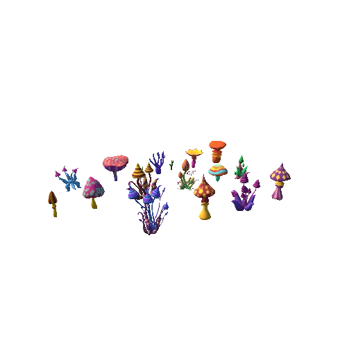 Cartoon Tree Mushroom2